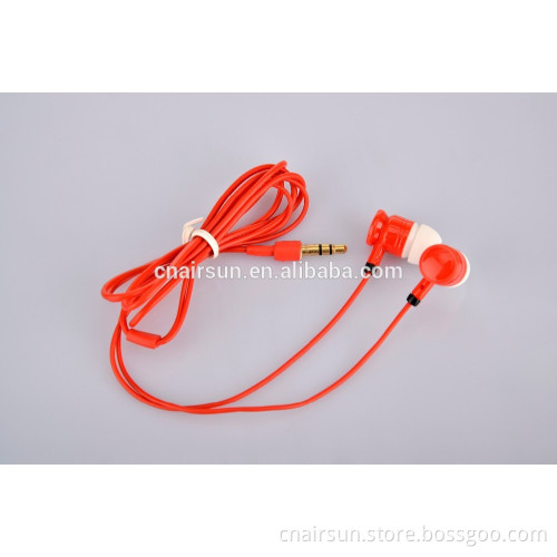 Colorful In-ear Earbud with Square Plastic Box